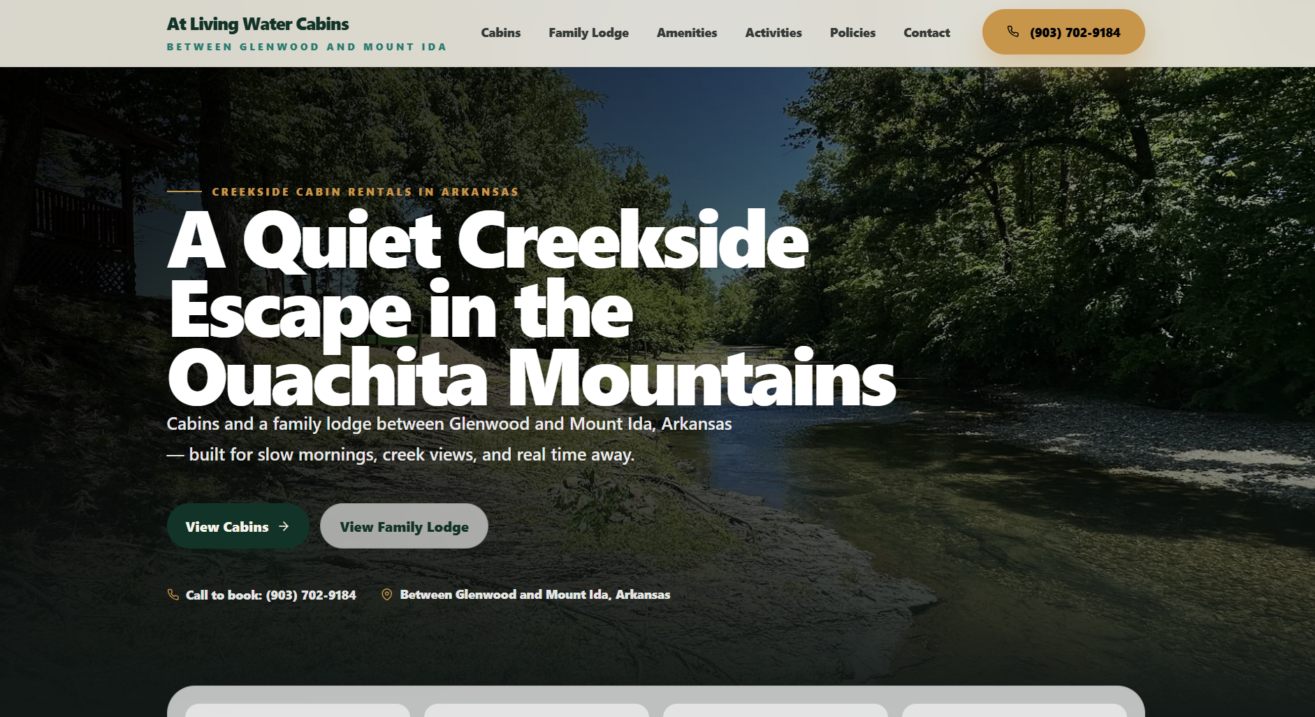 After vacation rental website design